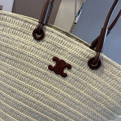 CE 25 Straw bag Raffia grass hand-woven bag