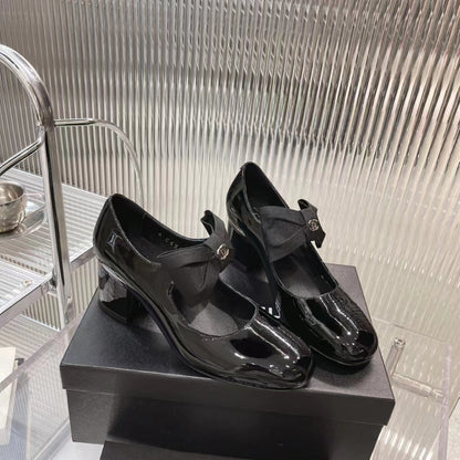 C 24 Early Spring New Bow Mary Jane Single Shoes