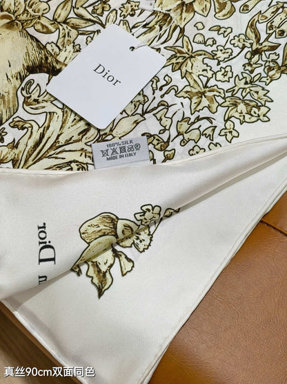 D 25 Twill Silk Scarf