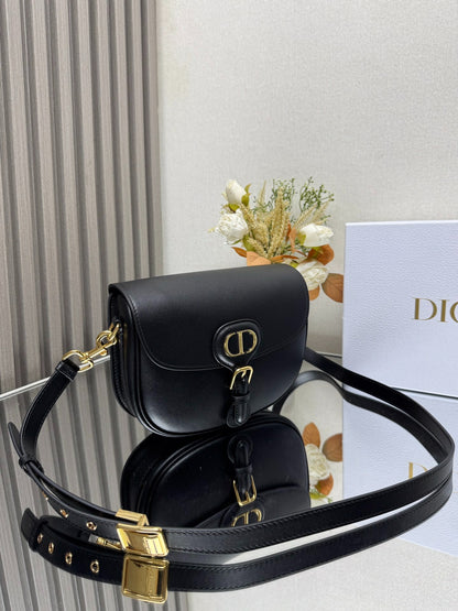 D 25 Boobby Medium Black Handbag Shoulder Bag