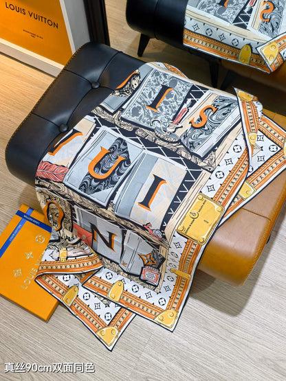 L 25 Twill Silk Scarf