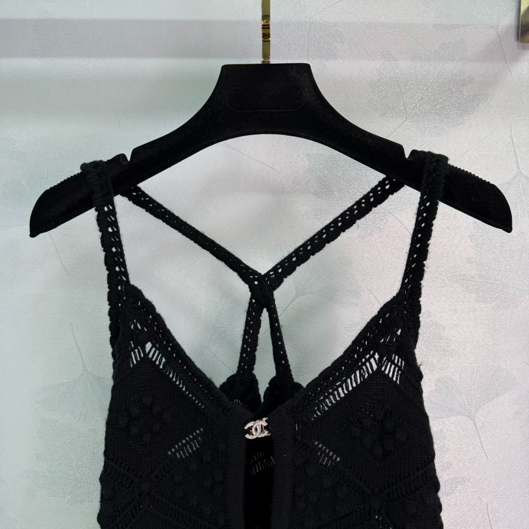 c 25 spring/summer new lattice texture suspenders