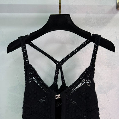 c 25 spring/summer new lattice texture suspenders