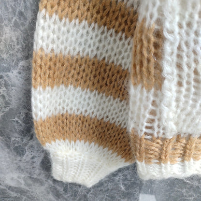 LO 24 Mohair V-Neck Cardigan