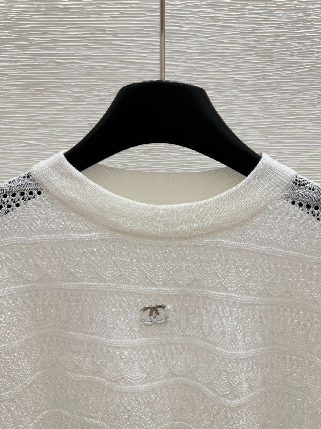 C 25 Frühen frühling neue rundhals hohl stricken langarm 