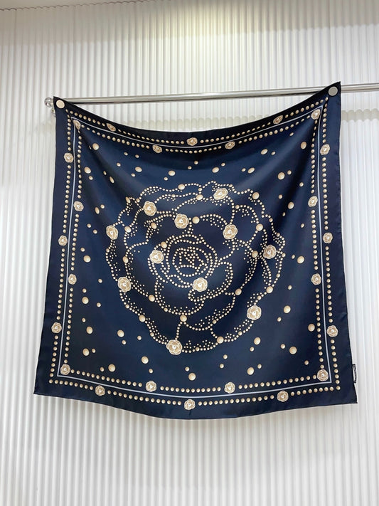 C 25 Twill Silk Scarf