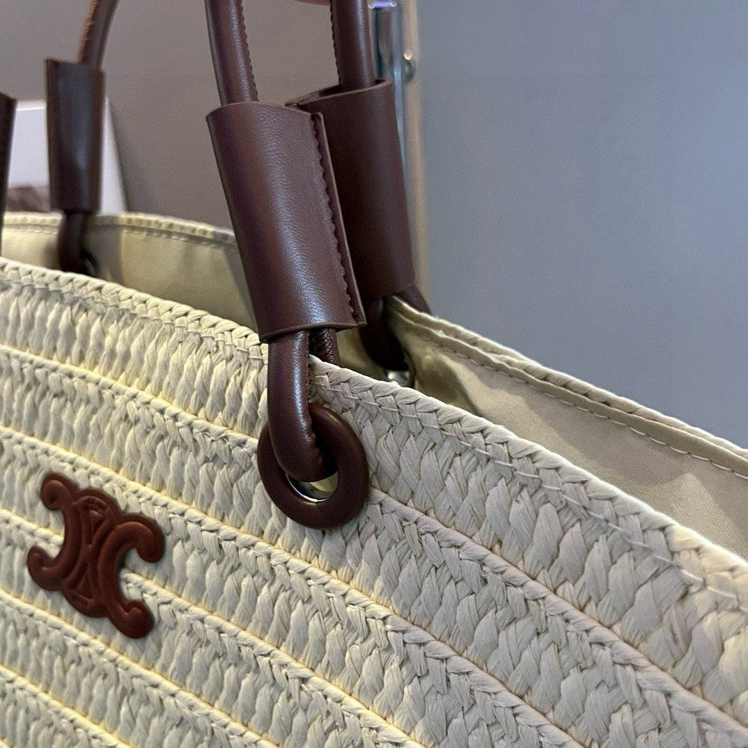 CE 25 Straw bag Raffia grass hand-woven bag