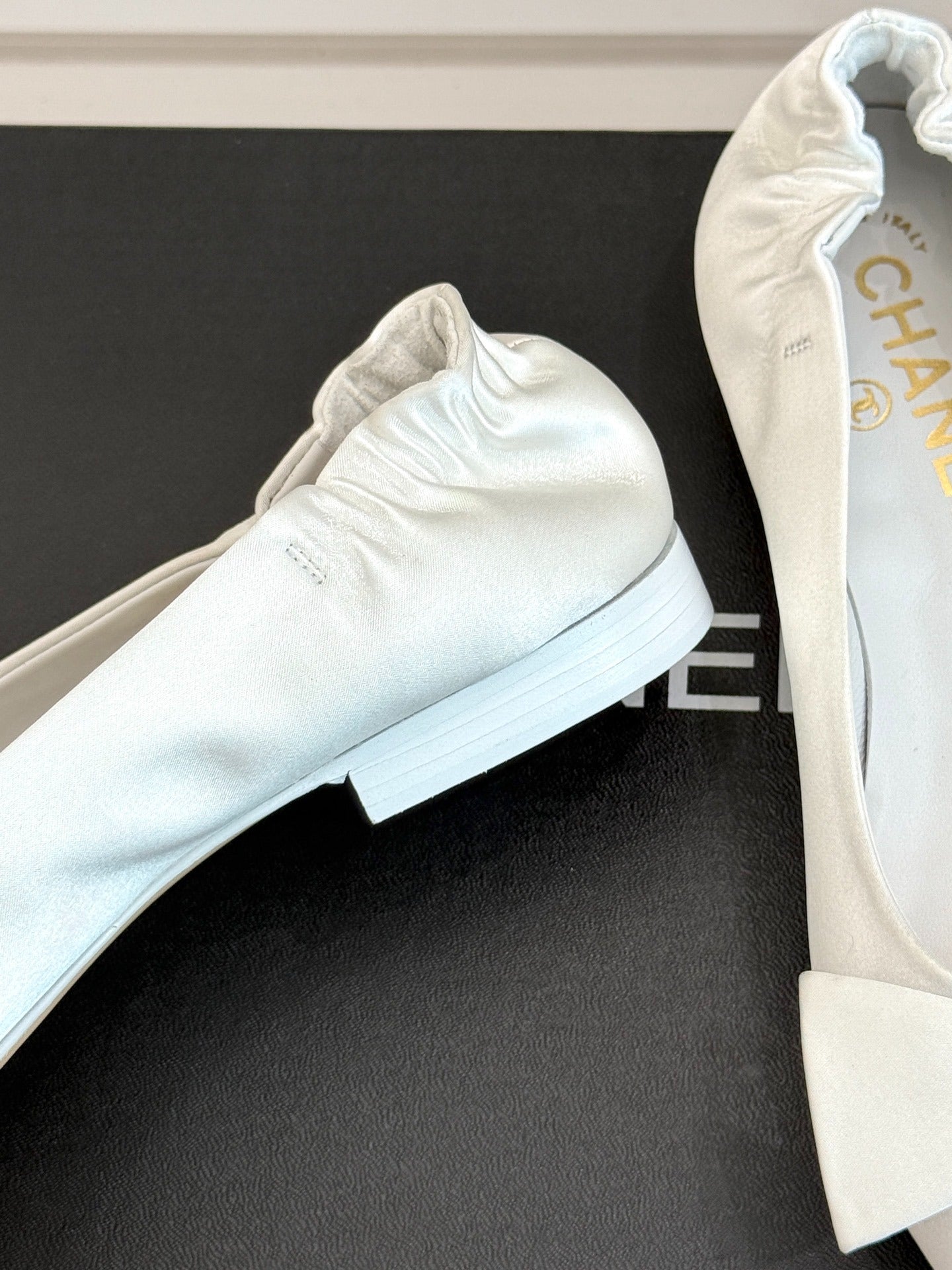 C 25A New Pointed Toe Bow Ballet Shoes