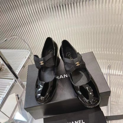 C 24 Early Spring New Bow Mary Jane Single Shoes