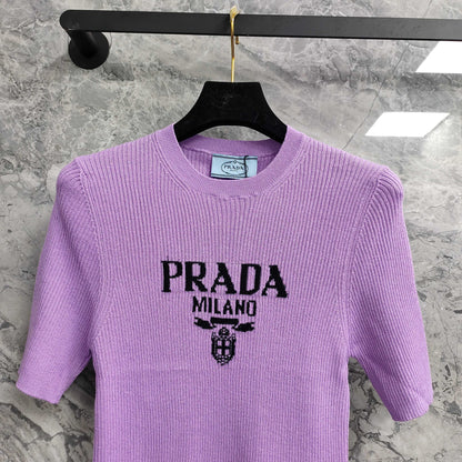 P 25 Purple New Knit Short Sleeve