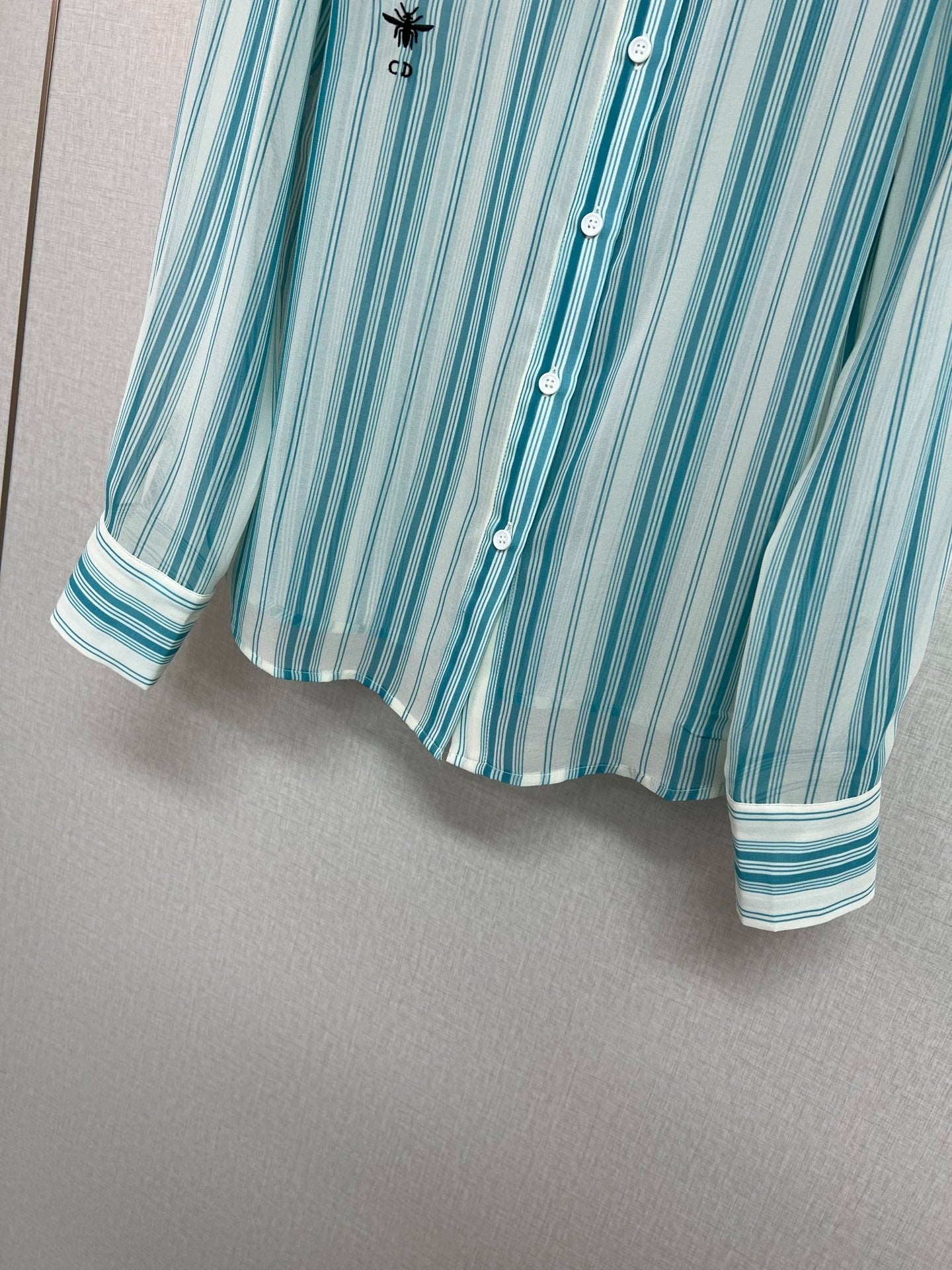 D 25SS New Summer Shirt Printed Stripe