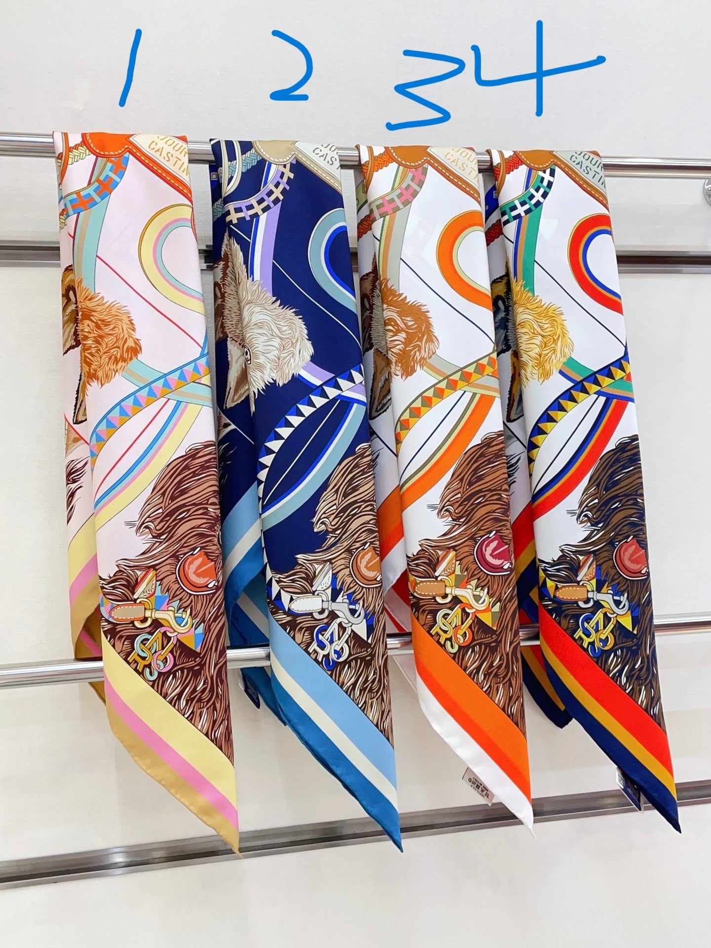 H 25 Twill Silk Scarf