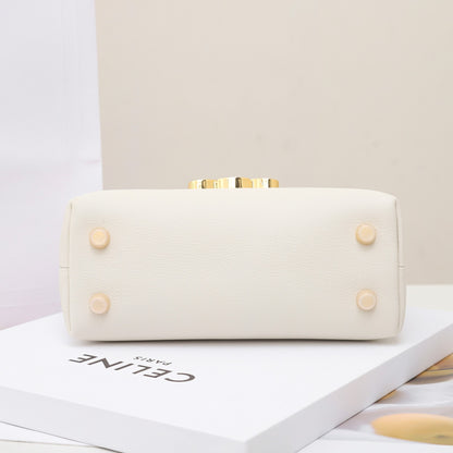 CE 25 Cowhide gold buckle  shoulder bag