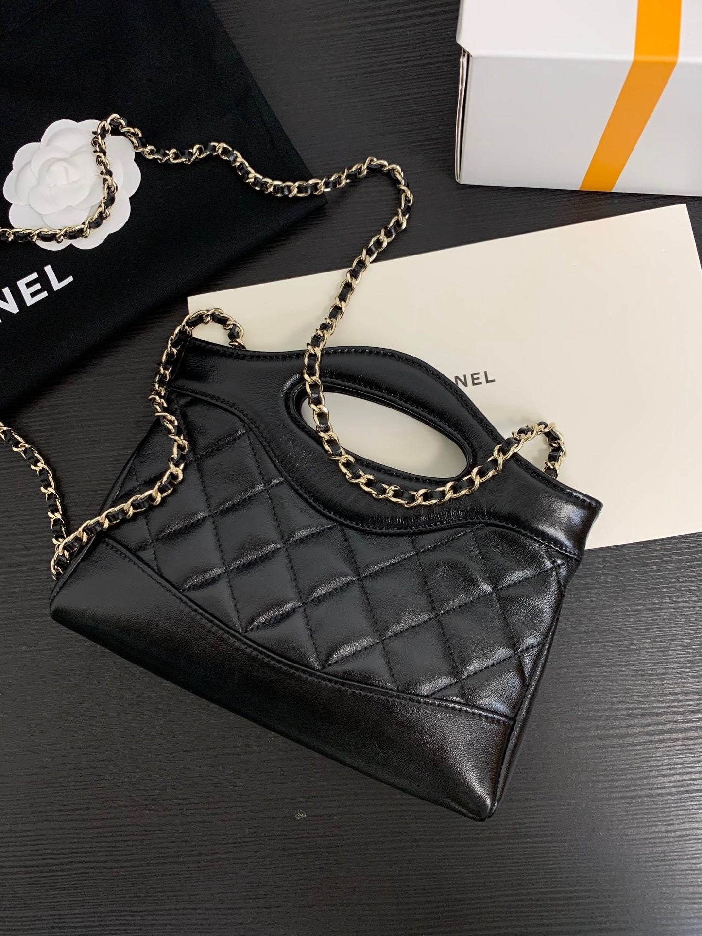 C 24 mini Leather Bag