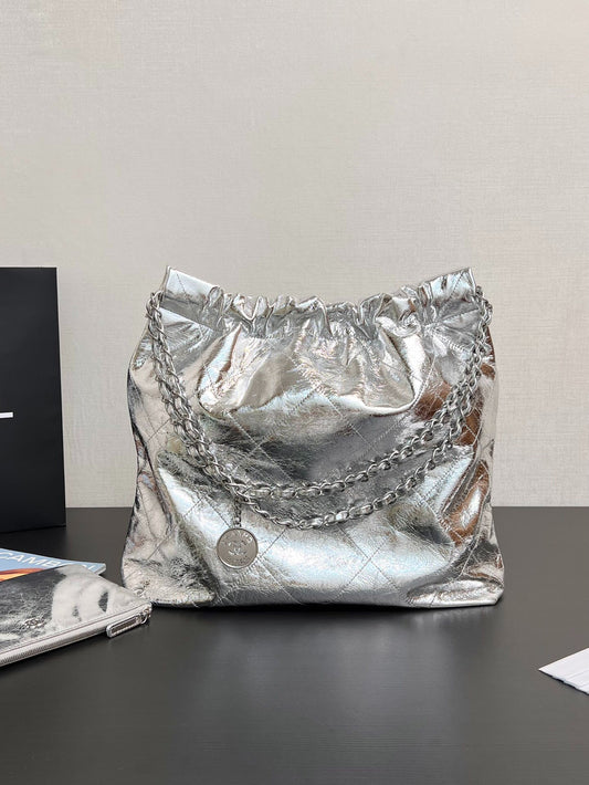 C 22 Organizer Bag Classic Chain Silver Bag