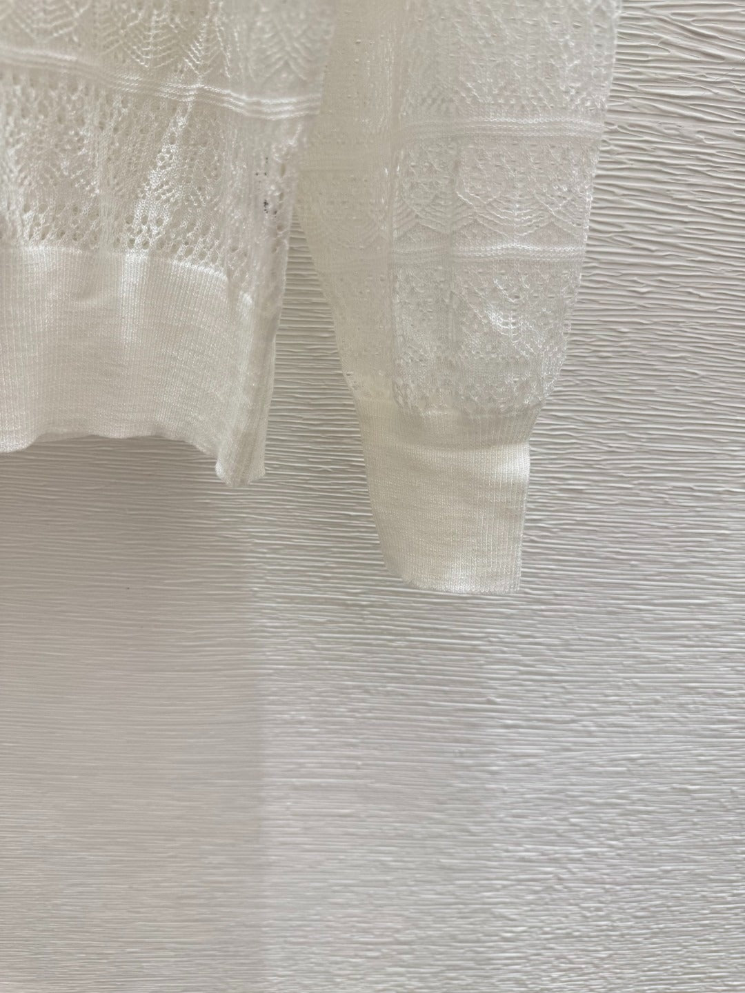 C 25 Frühen frühling neue rundhals hohl stricken langarm 