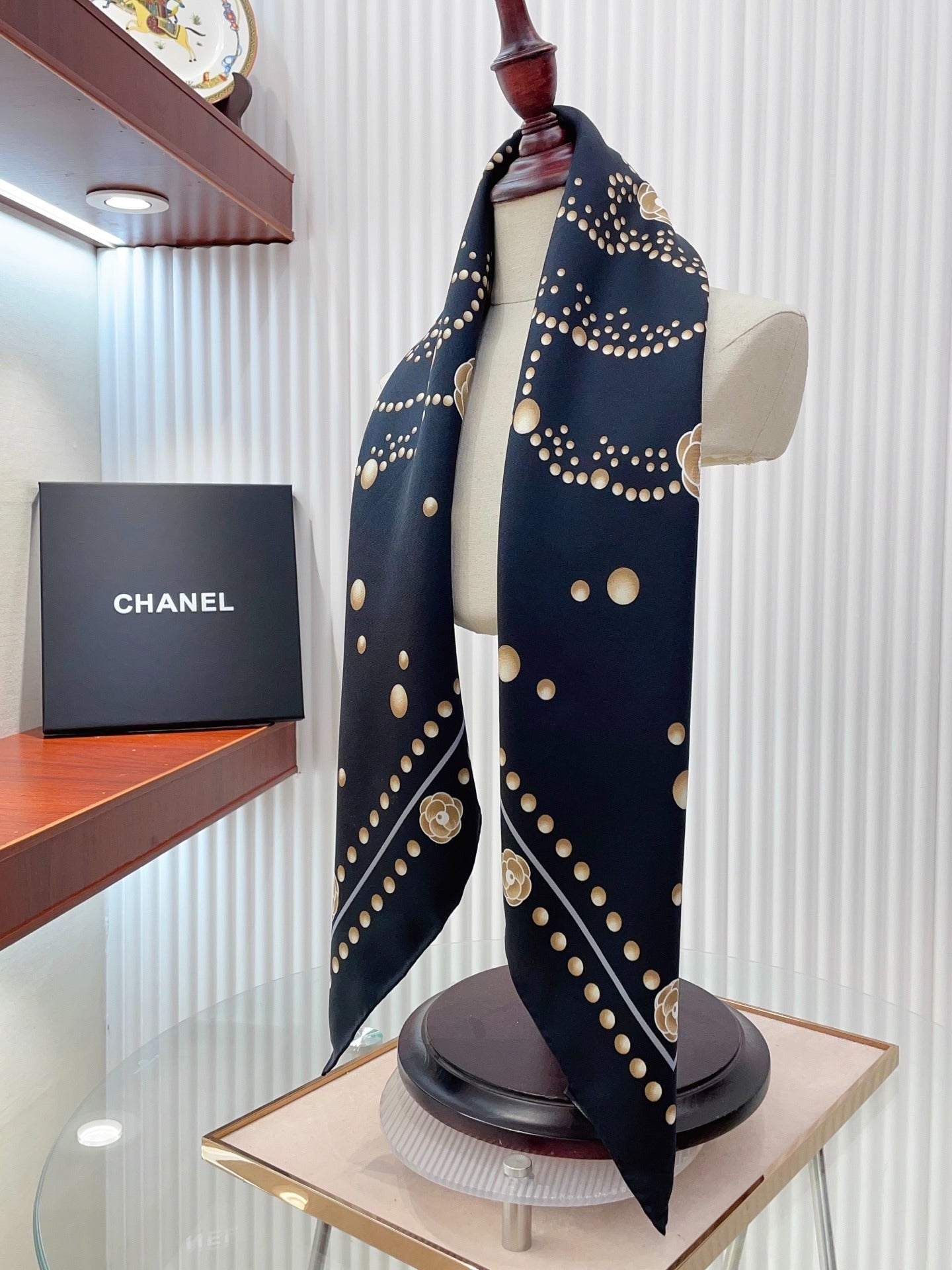 C 25 Twill Silk Scarf