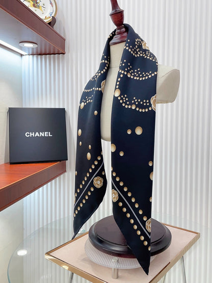 C 25 Twill Silk Scarf