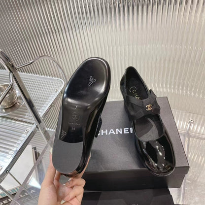 C 24 Early Spring New Bow Mary Jane Single Shoes
