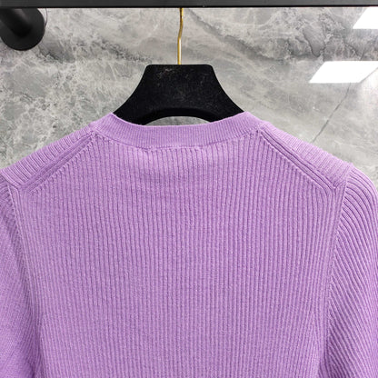P 25 Purple New Knit Short Sleeve