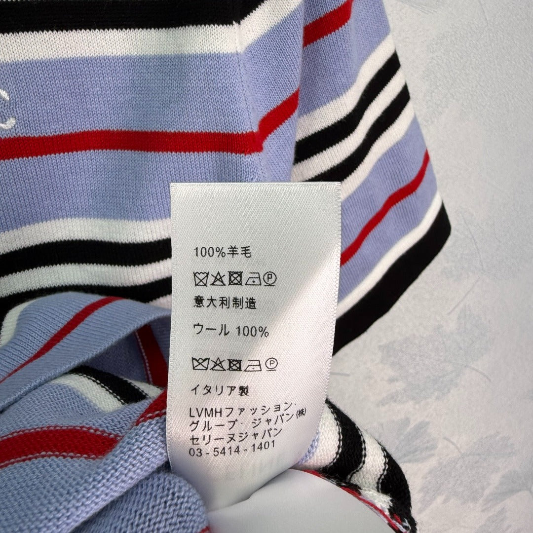 CE 2𝟓 New Striped Lapel Embroidered 𝐥𝐨𝐠𝐨 Short Sleeve