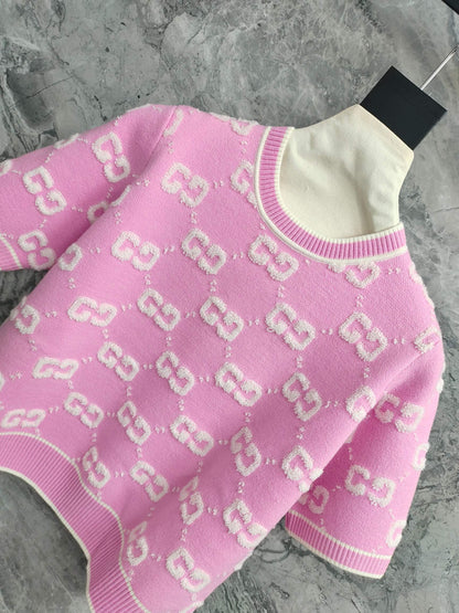 G 25 Wool Short Sleeve Top