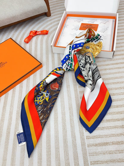 H 25 Twill Silk Scarf
