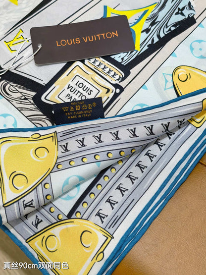 L 25 Twill Silk Scarf