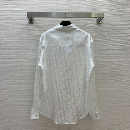 D 25  Lapel long sleeve shirt