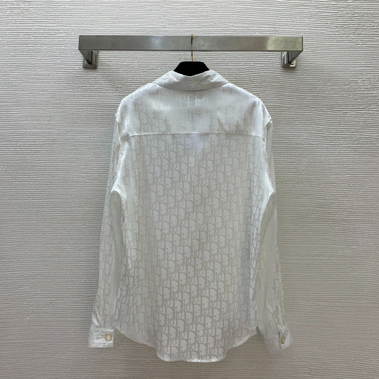 D 25  Lapel long sleeve shirt