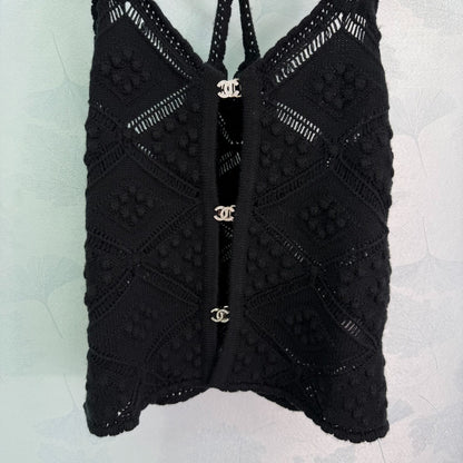 c 25 spring/summer new lattice texture suspenders