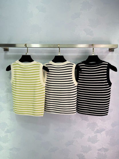 C 25 Striped knit undershirt