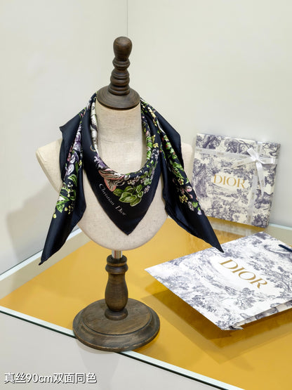 D 25 Twill Silk Scarf