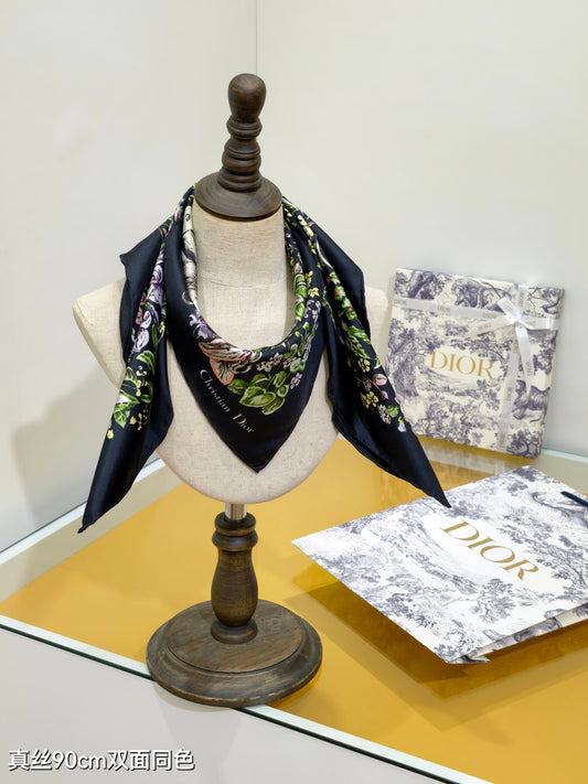 D 25 Twill Silk Scarf