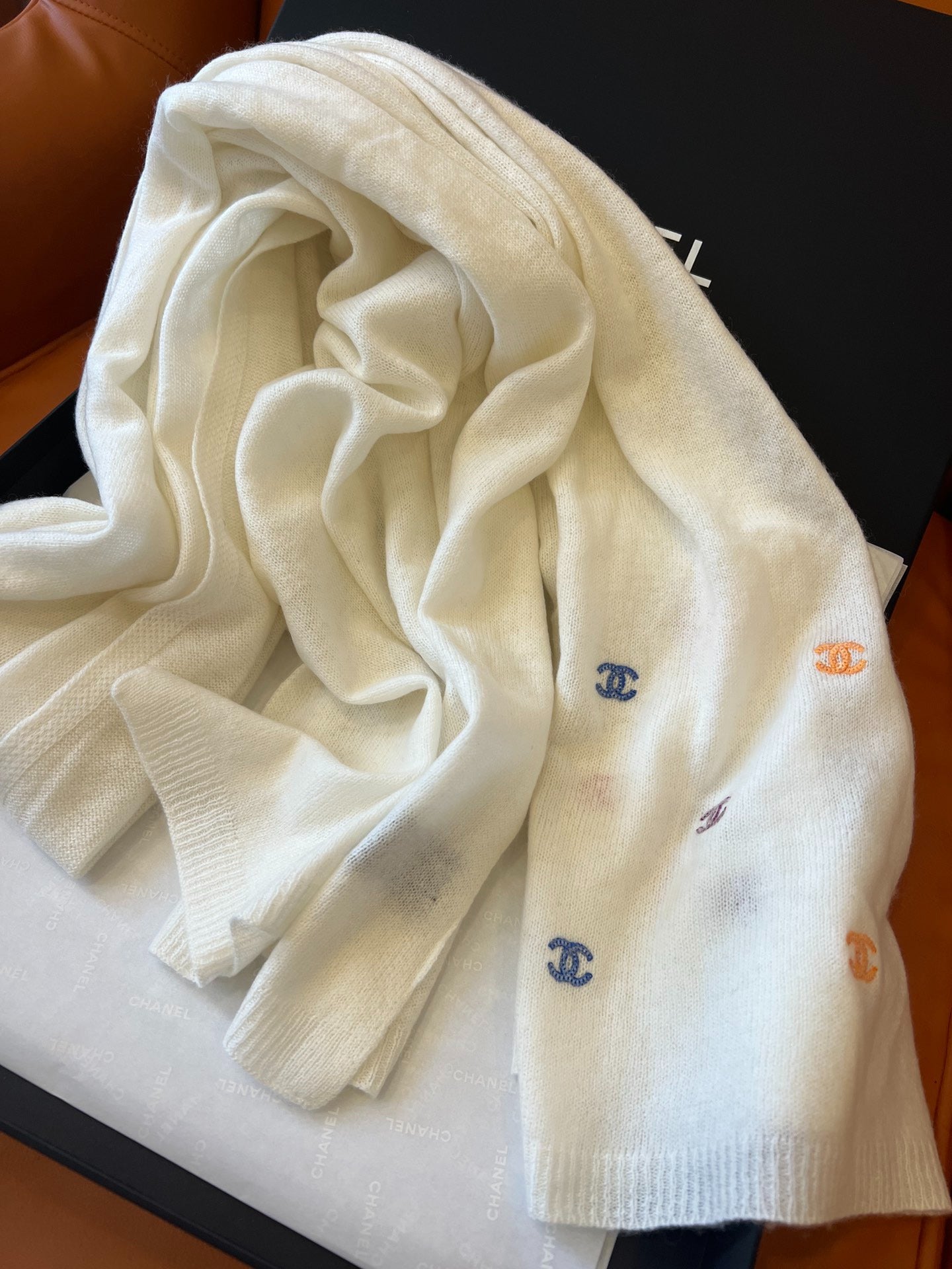 C 24 Colorful Logo Scarf