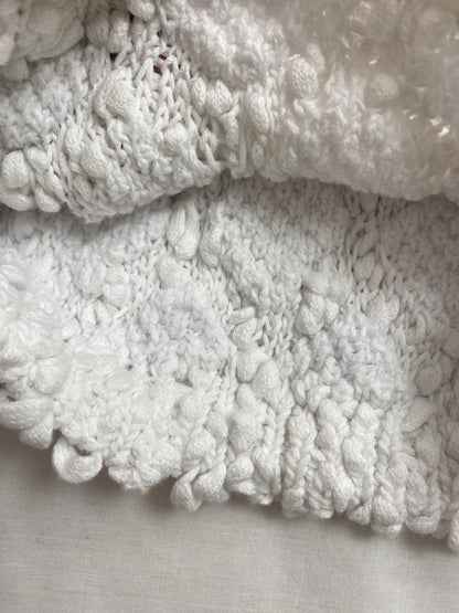 C 25 New Lattice Hollow Knit Cardigan