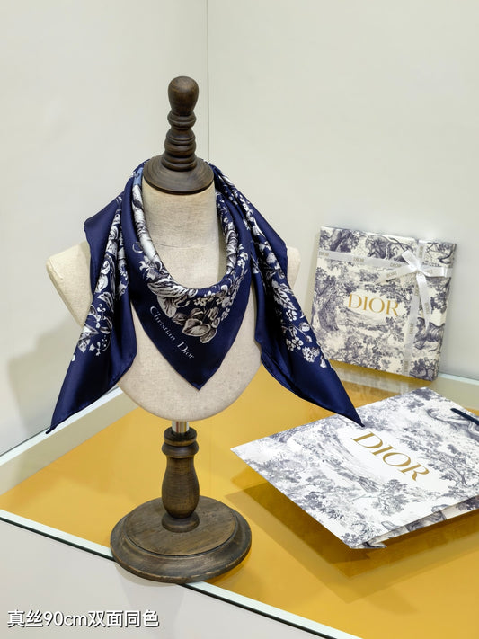 D 25 Twill Silk Scarf