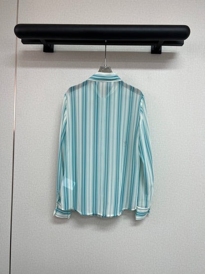 D 25SS New Summer Shirt Printed Stripe