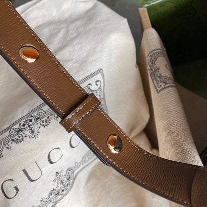 G Horsebit 1955 small shoulder bag Beige and ebony
