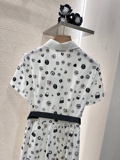 C 2025 new products Printed dress