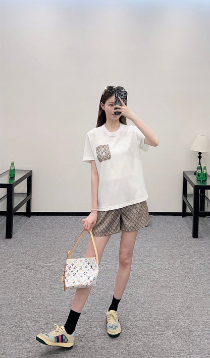 G 2025 new product Short-sleeved printed suit