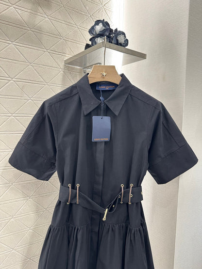 L  2025 new products Belt dress