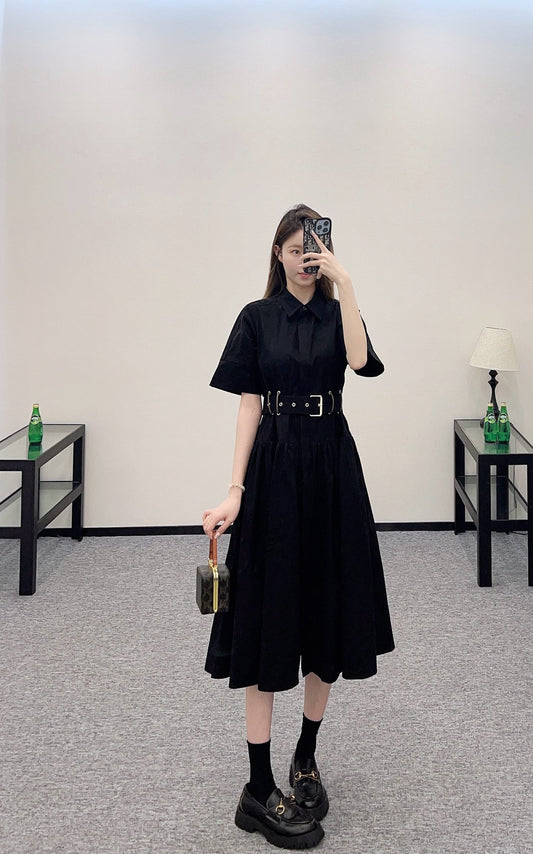 L  2025 new products Belt dress