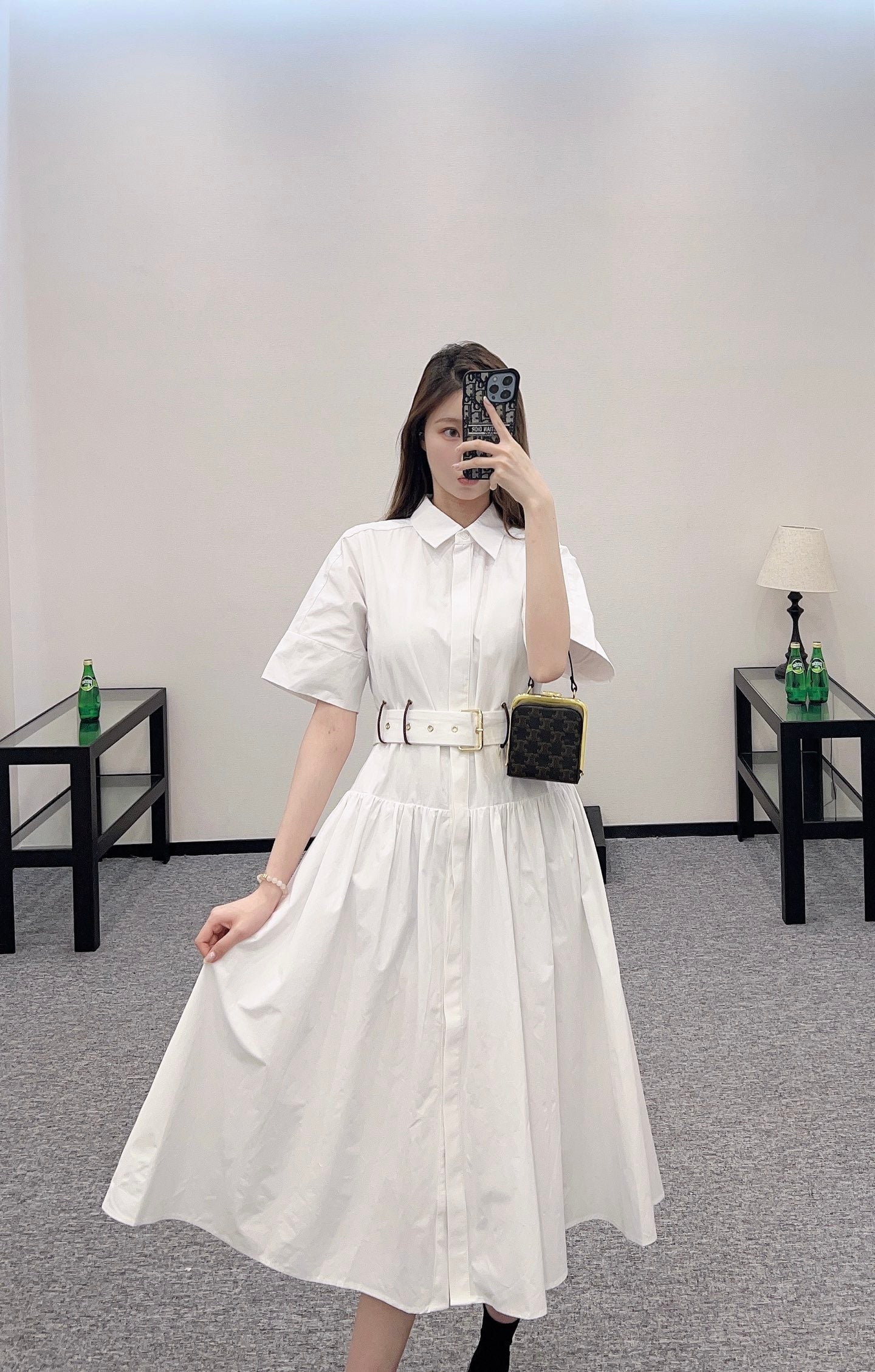 L 2025 new products Belt dress