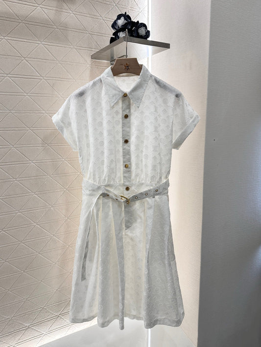 L  2025 new products Belt dress