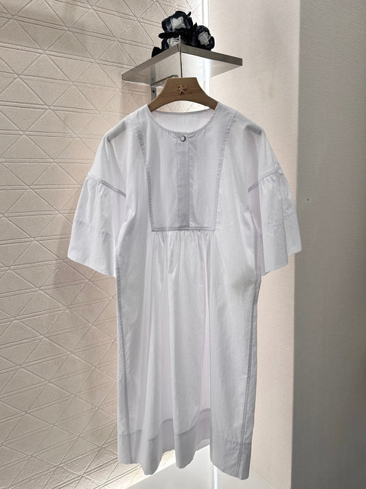H 2025 new product Wide sleeve dress