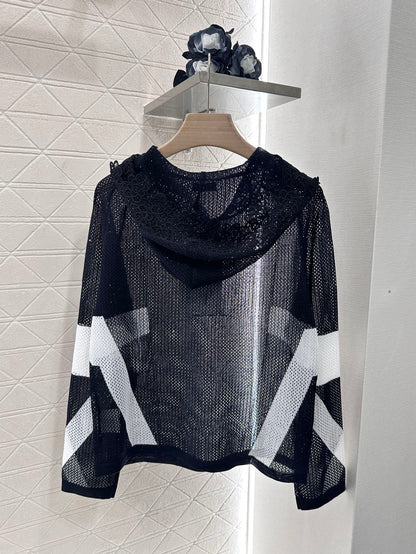 C 2025 new product Hollow knitted long sleeves