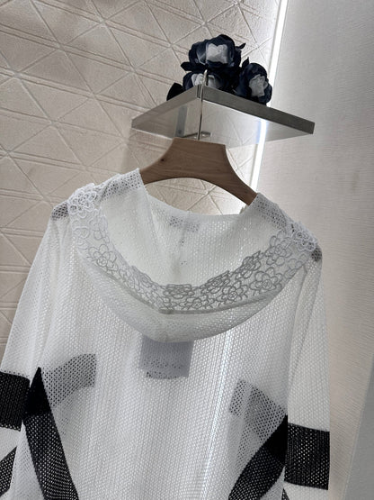 C 2025 new product Hollow knitted long sleeves