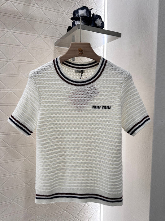 M 2025 new products Knitted short sleeves
