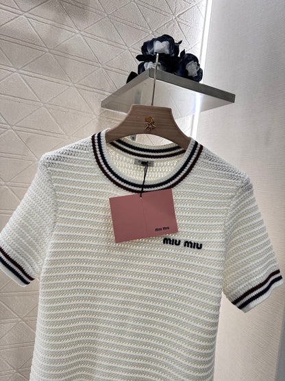 M 2025 new products Knitted short sleeves
